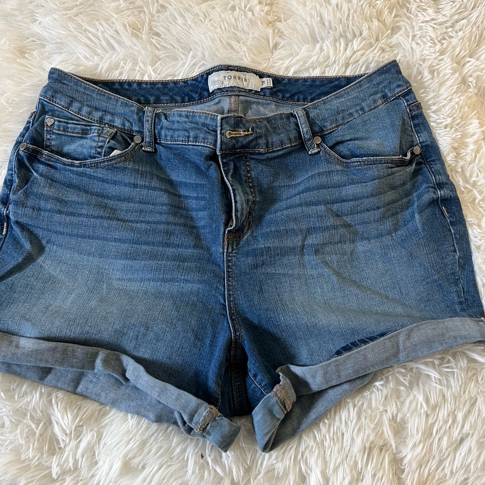 Torrid jean shorts